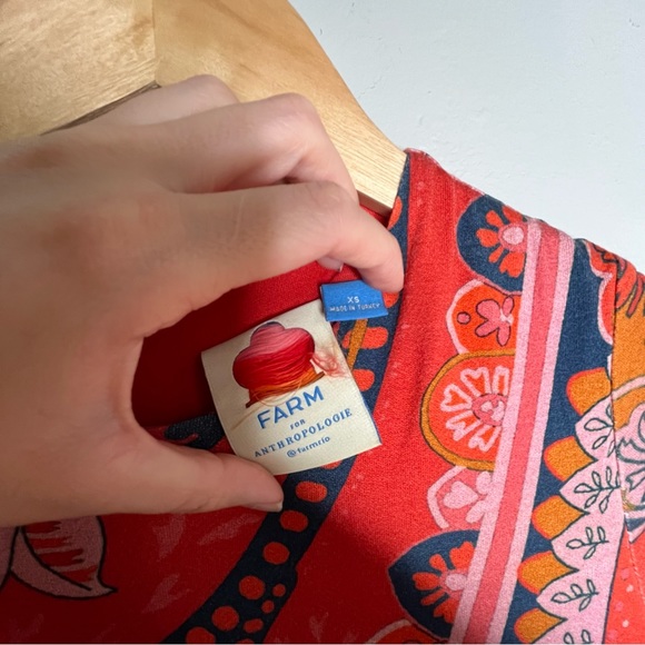 Farm Rio Giannina Knit Midi Dress by Anthropology Size XS - Picture 10 of 12